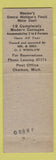Matchbook Cover - Winslow's Motor Court Lansing MI