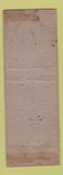 Matchbook Cover - Roofing Paper Altoona PA WEAR
