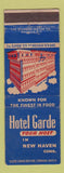 Matchbook Cover - Hotel Garde New Haven CT WEAR