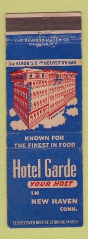 Matchbook Cover - Hotel Garde New Haven CT WEAR