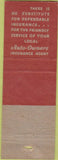 Matchbook Cover - Traders Realty Corp NO TOWN