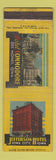 Matchbook Cover - Jefferson Hotel Iowa City IA
