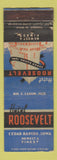 Matchbook Cover - Hotel Roosevelt Cedar Rapids IA WEAR