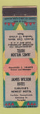 Matchbook Cover - James Wilson Hotel Carlisle PA #2