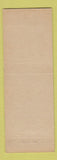 Matchbook Cover - Balzer's Grocery Wine Los Angeles CA