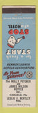 Matchbook Cover - Molly Pitcher James Wilson Hotels Carlisle PA bellhop