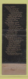 Matchbook Cover - General Brodhead Hotel Beaver Falls PA WEAR