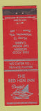Matchbook Cover - The Red Hen Inn Whitewater WI