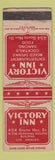 Matchbook Cover - Victory Inn Los Angeles CA