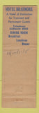 Matchbook Cover - Hotel Braemore Boston MA