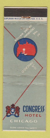 Matchbook Cover - Congress Hotel Chicago IL