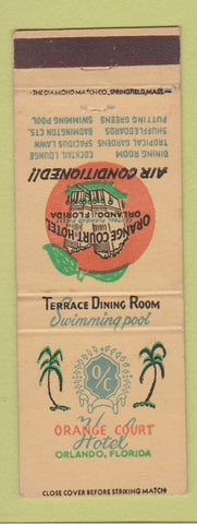 Matchbook Cover - Orange Court Hotel Orlando FL