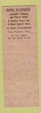 Matchbook Cover - Hotel Plasterer Lebanon PA bellhop