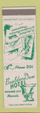 Matchbook Cover - Boulder Dam Hotel Boulder City NV low phone #