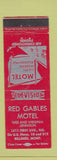 Matchbook Cover - Red Gables Motel Billings MT