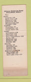 Matchbook Cover - Red Gables Motel Billings MT