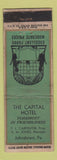 Matchbook Cover - The Capital Hotel Johnstown PA WEAR