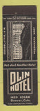 Matchbook Cover - Olin Hotel Denver Colorado
