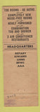 Matchbook Cover - Penn Stroud Hotel