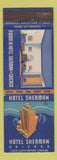 Matchbook Cover - Hotel Sherman Chicago IL