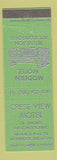 Matchbook Cover - Crest View Motel Ironwood MI