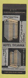 Matchbook Cover - Hotel Sylvania Philadelphia PA