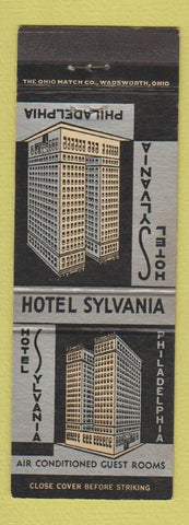 Matchbook Cover - Hotel Sylvania Philadelphia PA
