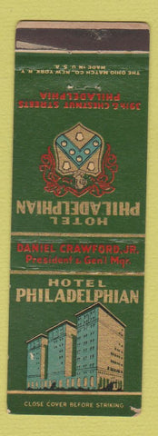 Matchbook Cover - Hotel Philadelphian Philadelphia PA