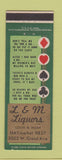 Matchbook Cover - L&M Liquors