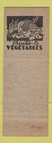 Matchbook Cover - McWilliam's Bros Grocery Danville PA ADVANCE