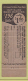 Matchbook Cover - Hill's Super Markets Grocery