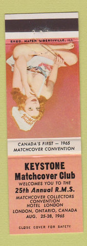 Matchbook Cover - Keystone Match Club RMS London ON 1965 pinup