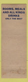 Matchbook Cover - Mayflower Hotel East Pittsburgh PA