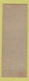 Matchbook Cover - Hotel Warner Harrisburg PA Circular Bar