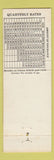 Matchbook Cover - Owens Brumley Funeral Homes Fort Worth Wichita Falls Bowie TX