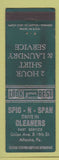 Matchbook Cover - Spic n Span Cleaners Altoona PA