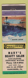 Matchbook Cover - Mary's Beauty Salon Harrisburg PA WEAR