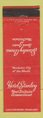 Matchbook Cover - Hotel Stanley New Britain CT WEAR