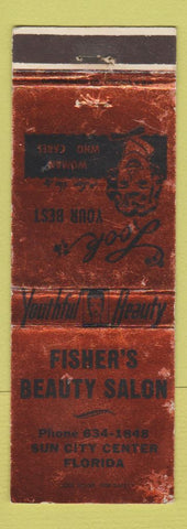 Matchbook Cover - Fisher's Beauty Salon Sun City Center FL WEAR