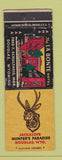 Matchbook Cover - La Bonte Hotel Douglas WY WEAR
