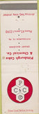 Matchbook Cover - Pittsburgh Coke coal Pittsburgh PA WEAR