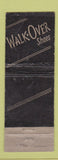 Matchbook Cover - Walk Over Shoes Ann Arbor Lansing MI WEAR