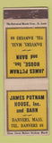 Matchbook Cover - James Putnam House and Barn Danvers MO