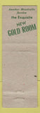Matchbook Cover - Hotel Monticello Longview WA WEAR