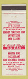 Matchbook Cover - Knotty Pine Restaurant Bennington VT