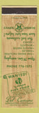Matchbook Cover - Del Camino Restaurant Texaco oil gas Longmont Colorado