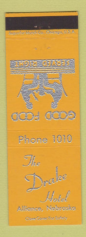 Matchbook Cover - Drake Hotel Alliance NE YELLOW