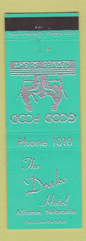 Matchbook Cover - Drake Hotel Alliance NE GREEN