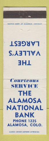 Matchbook Cover - Alamosa National Bank Colorado