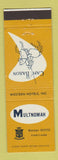 Matchbook Cover - Multnomah Hotel Portland OR Cafe Baron
